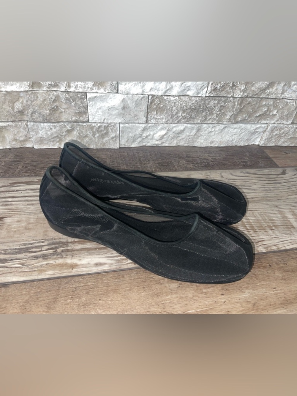 Jeffrey Campbell Women's Mesh Muse Ballet Flats 9.5 $148